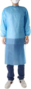 100 Pack LEVEL 1 PP Disposable Isolation Gowns with Elastic Cuff