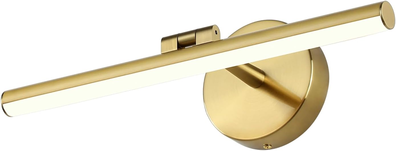 Hardwired Adjustable Lighting Gold Modern LED Picture Lights