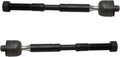 TRQ Front Inner Tie Rod Set Compatible with 2011-2020 Toyota Sienna