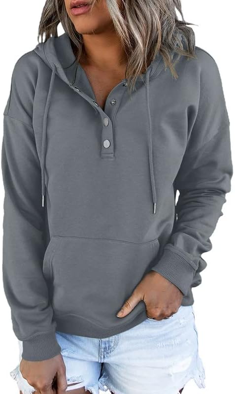 Dokotoo Womens Hoodies Casual Long Sleeve Pullover Sweatshirt