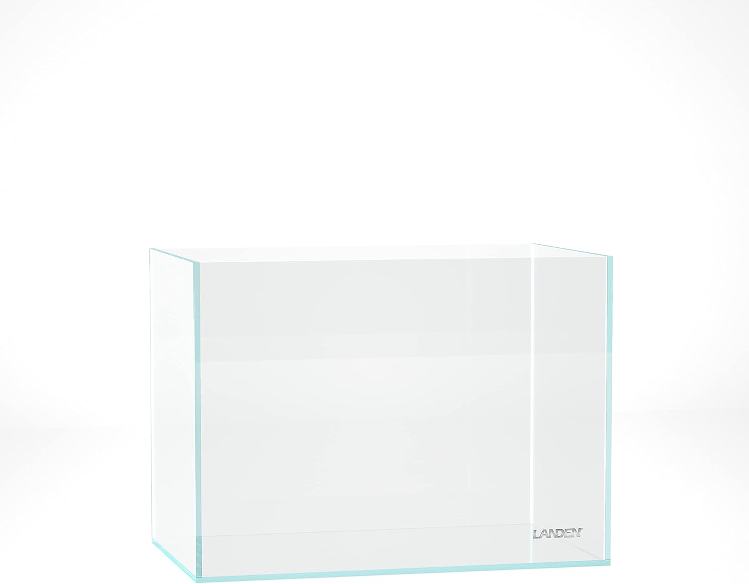 Landen 5 Gallon Rimless Low Iron Aquarium Tank for Stunning Views