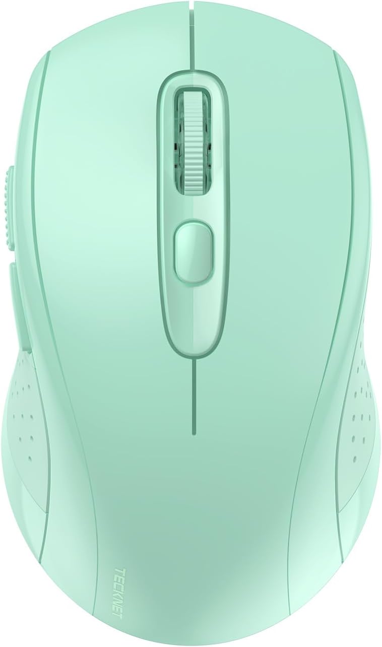 TECKNET 2-in-1 Wireless Mouse: 6-Level 4000 DPI for Precise Control