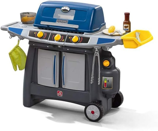 Step2 BBQ Grill Playset: Interactive Sounds, 15 Toy Accessories