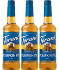 Torani Sugar Free Pumpkin Pie 750 ML Pack of 3 - Coffee & Dessert