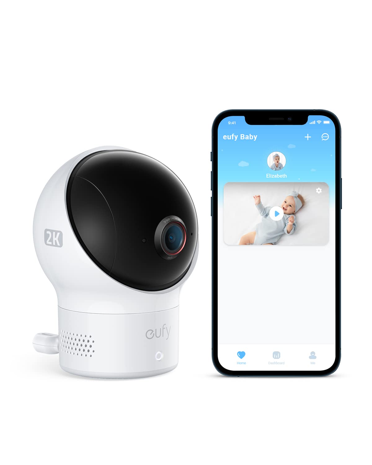 eufy Wi-Fi Baby Monitor 2K: Crystal Clear View