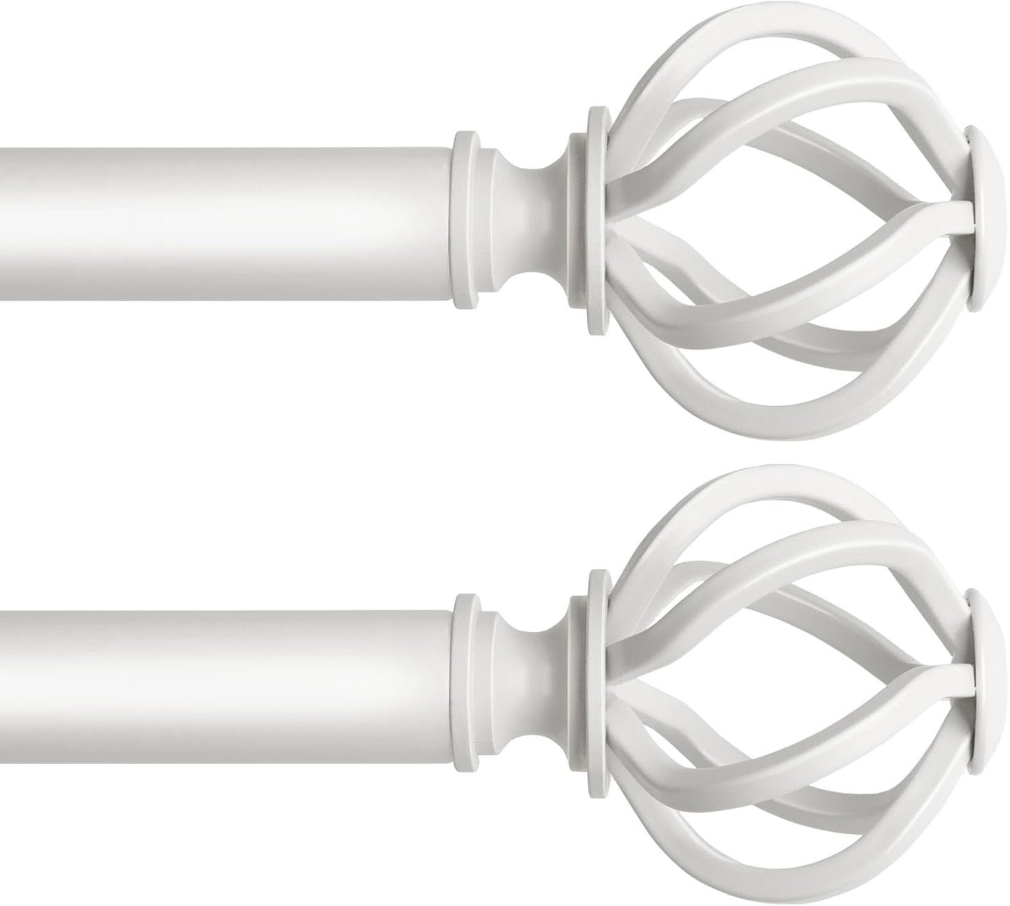 Telescoping Curtain Rods 32 to 58 Inches for Elegant Windows