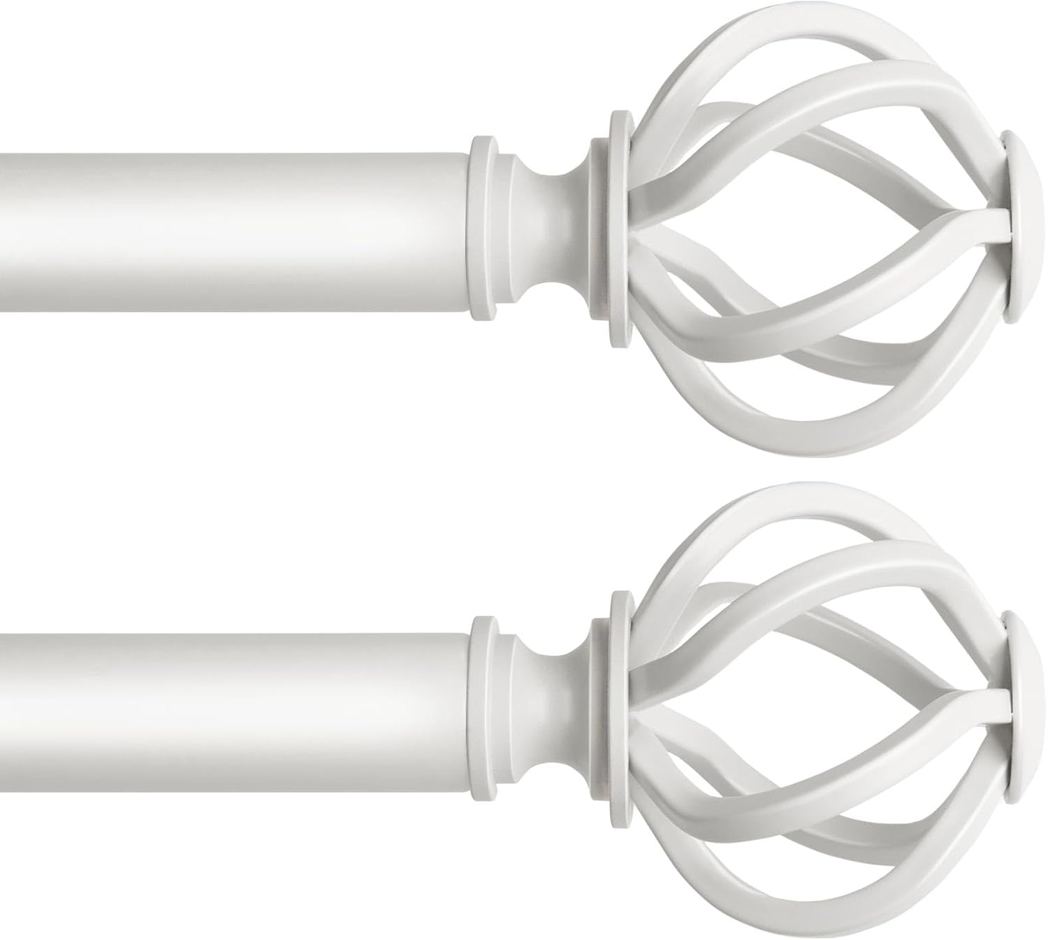Telescoping Curtain Rods 32 to 58 Inches for Elegant Windows