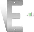 28 Inch Stainless Steel Floating Address Numbers - Modern Silver