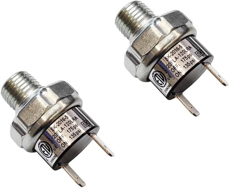 LLNSEAUTO 12V/24V Air Pressure Switch for Train Horns