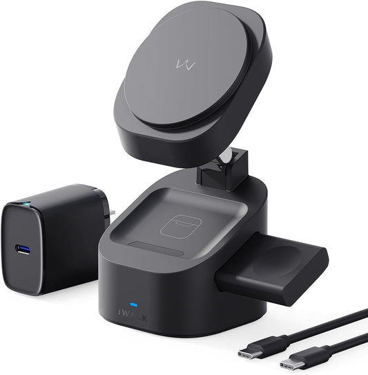 iWALK 3-in-1 Magnetic Charger Stand