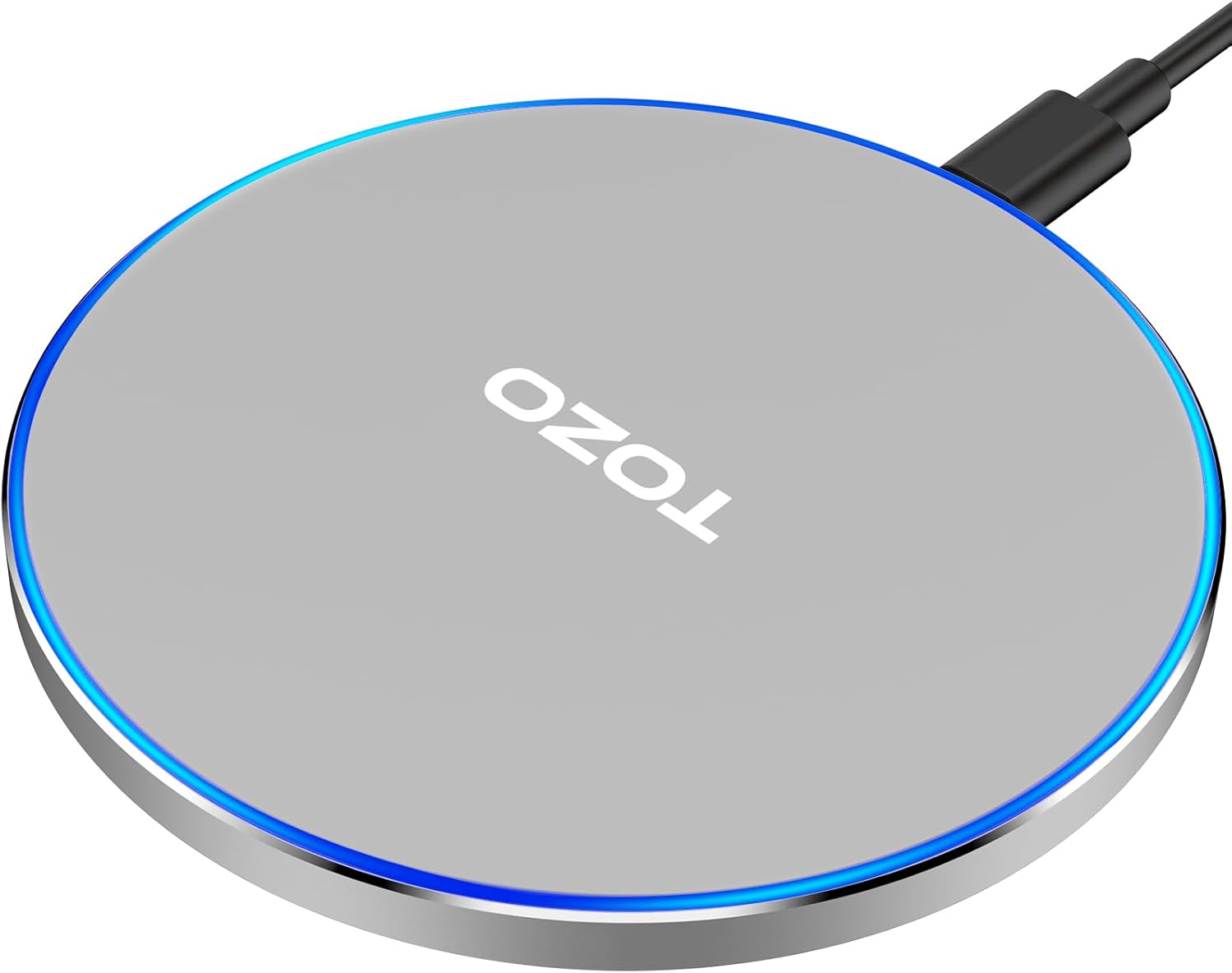 TOZO 2025 Upgraded 15W Fast Wireless Charger - iPhone & Samsung Compatible