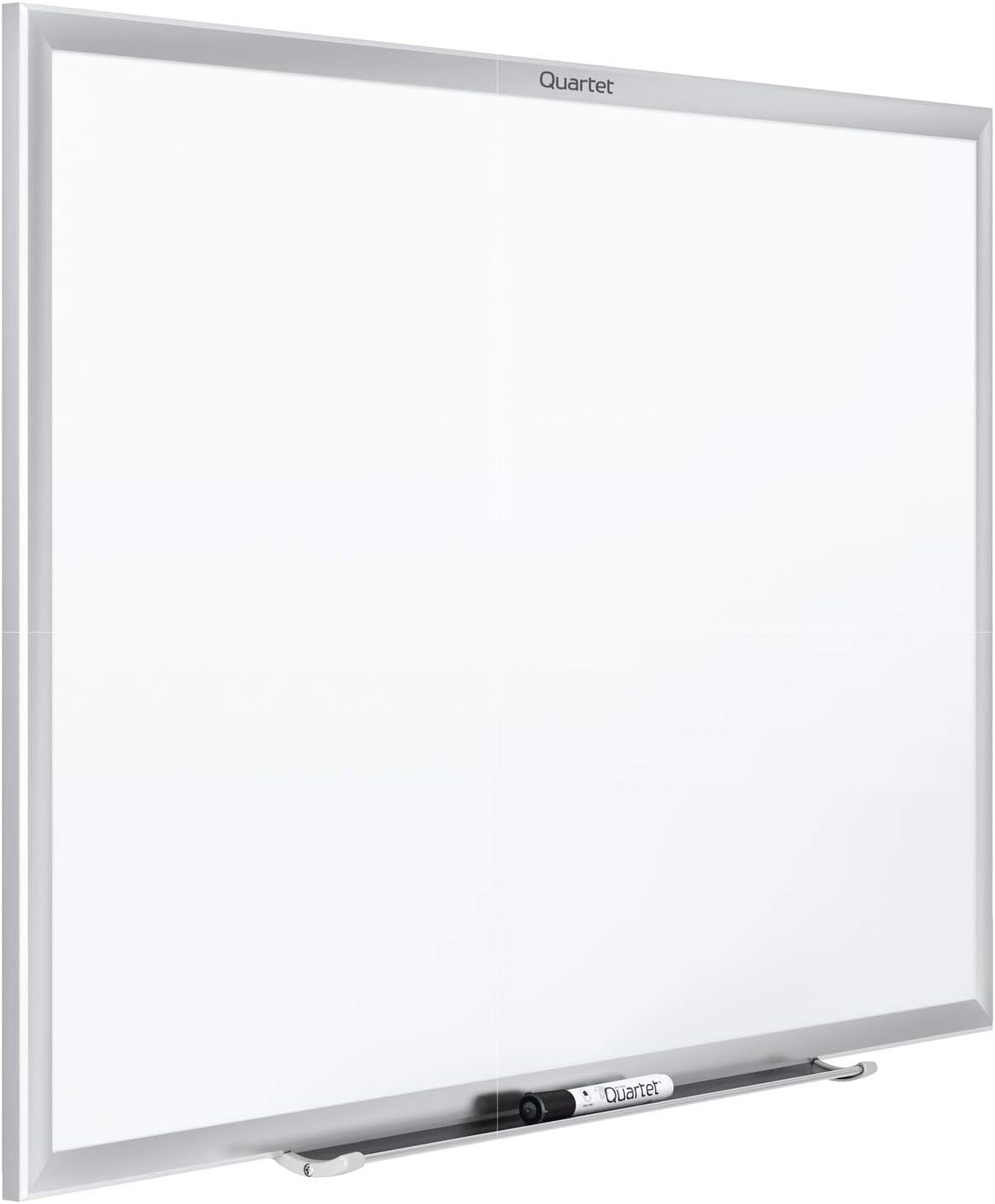 Quartet Magnetic Dry Erase White Board with Nano-Clean Surface
