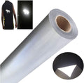 Reflective Heat Transfer Vinyl Light Gray HTV Roll 12in x 35ft - High