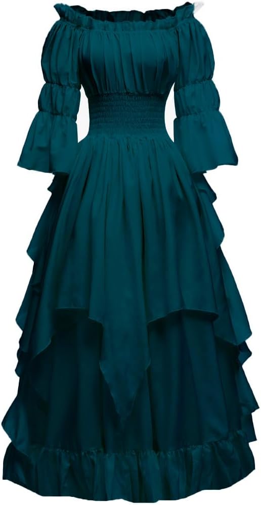 Gothic Witch Dress for Women - Medieval Renaissance Costume