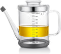 Fat Separator Cooking Gravy Strainer - Clear 1000ML Glass