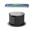 Pop Up Countertop Outlet with 15W Wireless Charger - Retractable Power