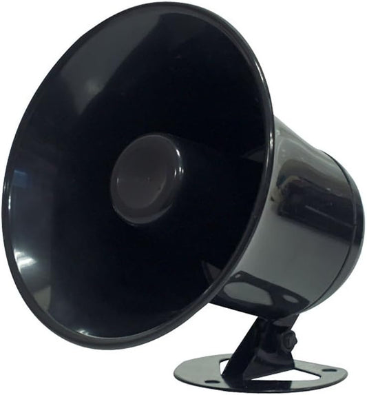 Powerful Outdoor Trumpet Horn Speaker - 15W, 8 Ohms, Adjustable Bracket