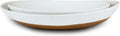 Mora Ceramic Large Serving Bowls Set of 2 - 110/80 oz Vanilla