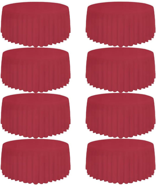 8 Pack 90 Inch Round Tablecloths for Elegant Events and Dining