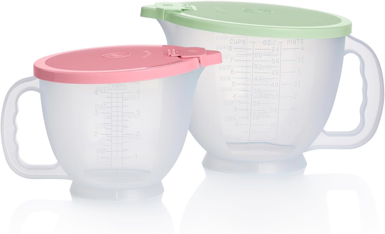 Tupperware Classic Mix-N-Store Pitcher Set for Easy Mixing