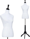 Mannequin Torso Female Adjustable Dress Form 59-67 in - Lightweight
