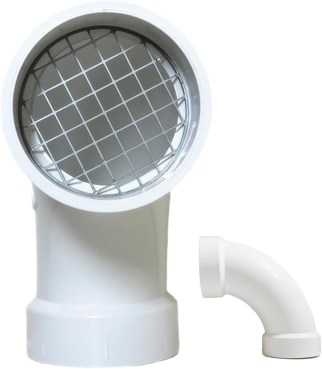 PVC Termination Vent with Stainless Steel Screen for 4 in Pipes