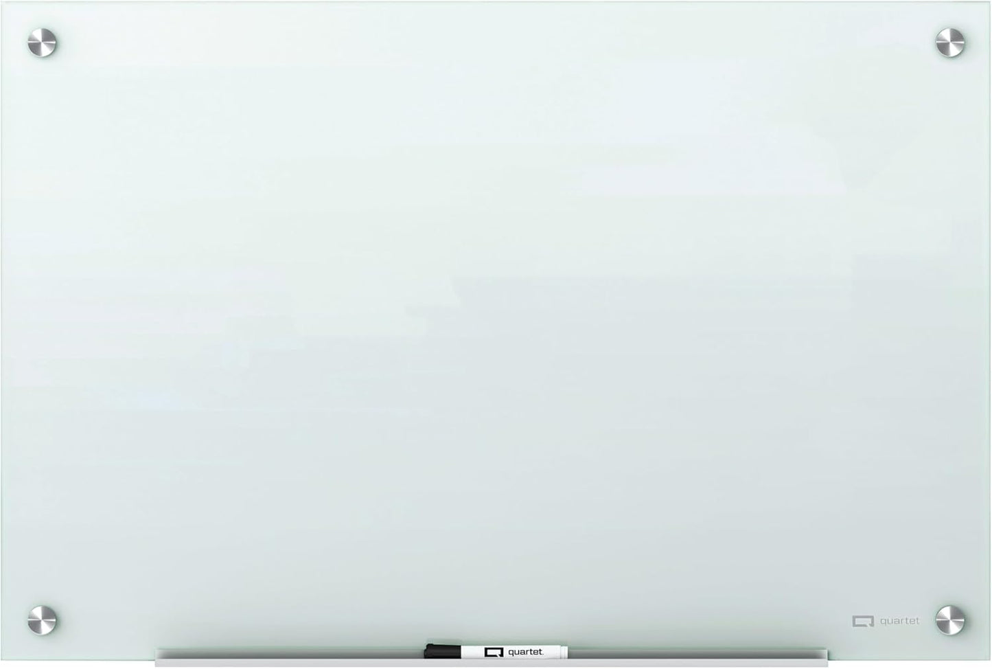 Quartet Magnetic Glass Dry Erase White Board for Modern Spaces