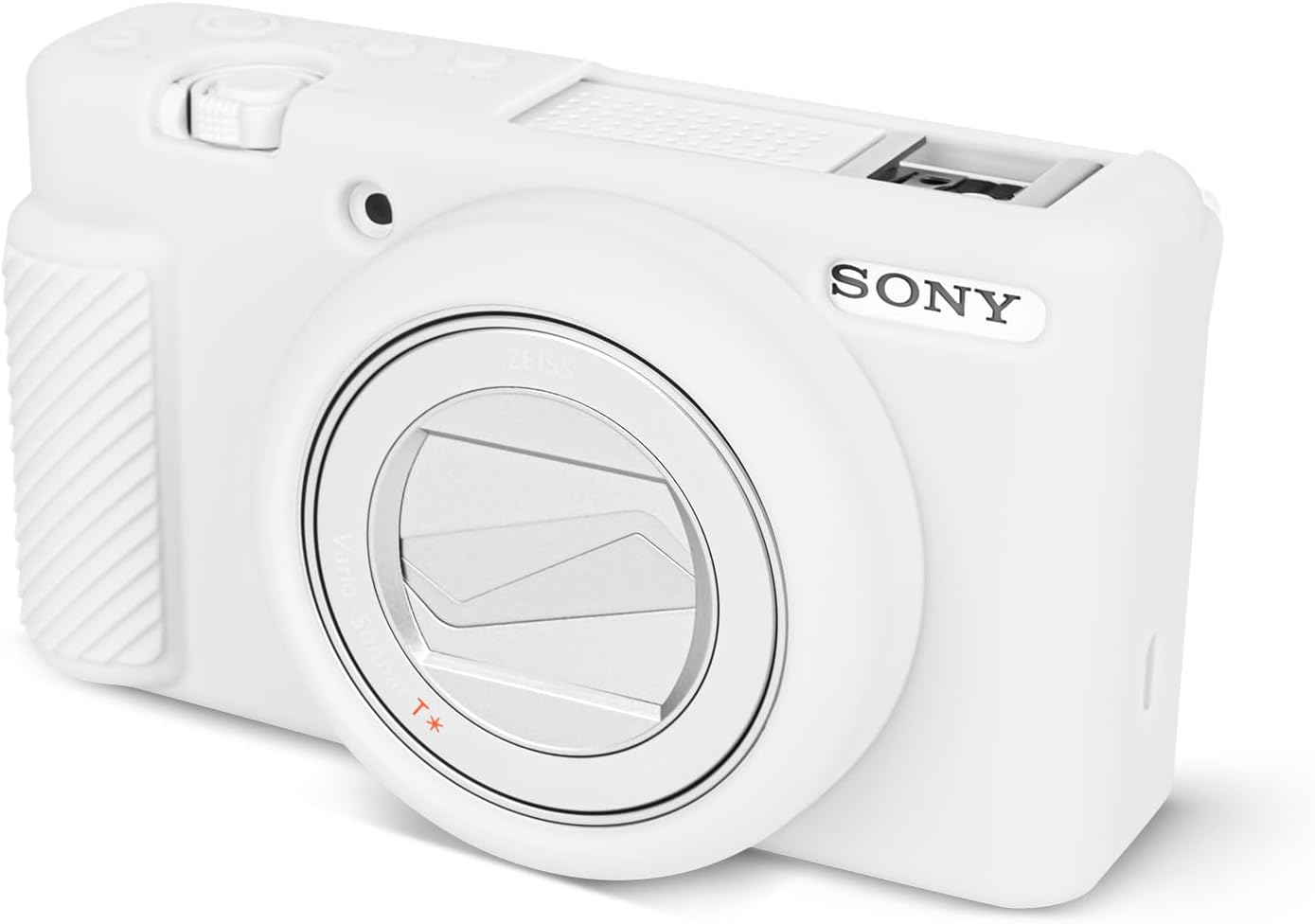 Lightweight White Silicone Case for Sony ZV1F Vlog Camera