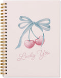 Coquette Bow Spiral Notebook - Cute 5.5x8.3 in Journal for Notes