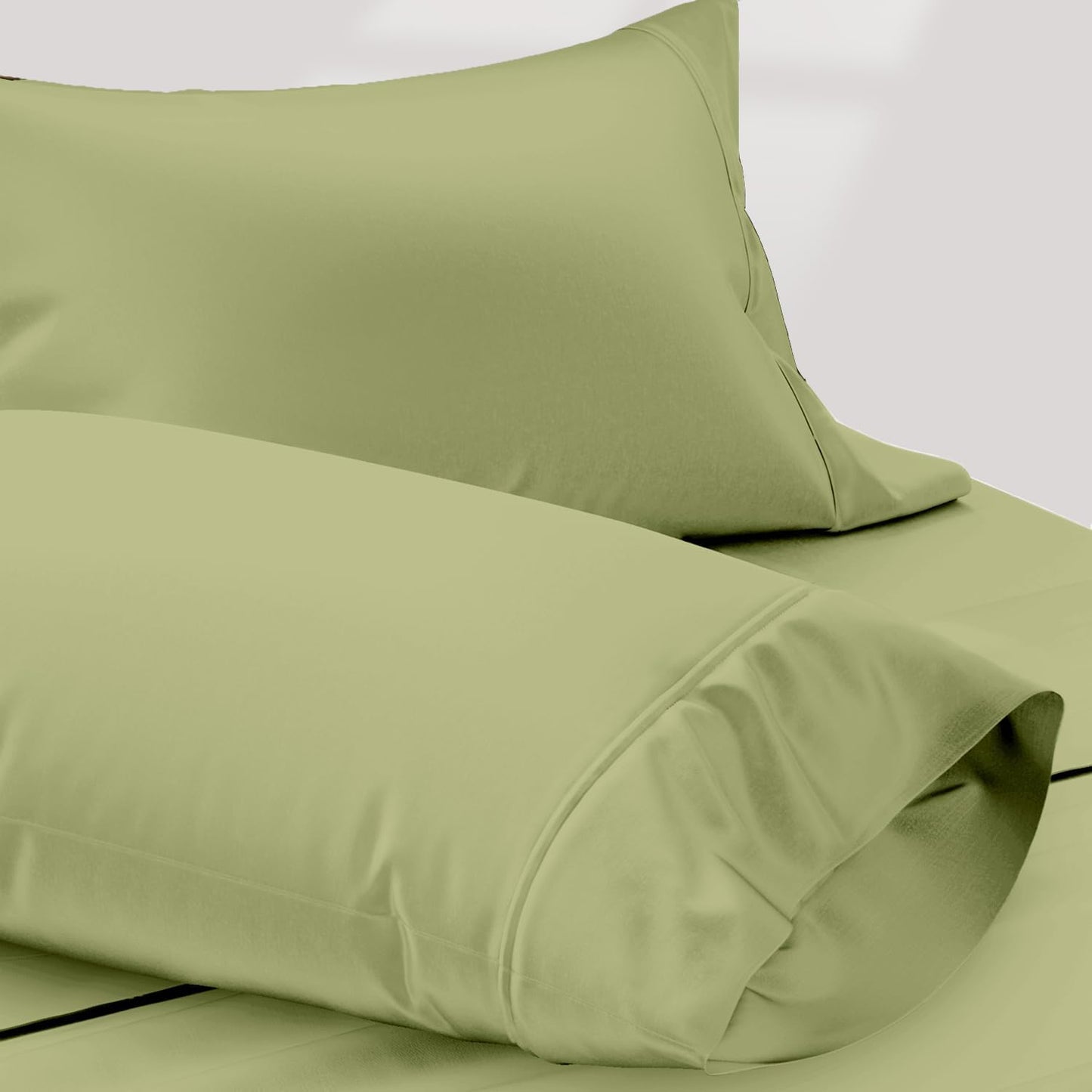 Luxurious 100% Egyptian Cotton King Size Pillow Cases Set of 2