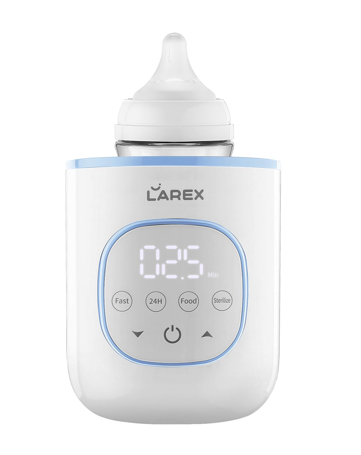 LAREX Fast Baby Bottle Warmer with Timer and Temp Control
