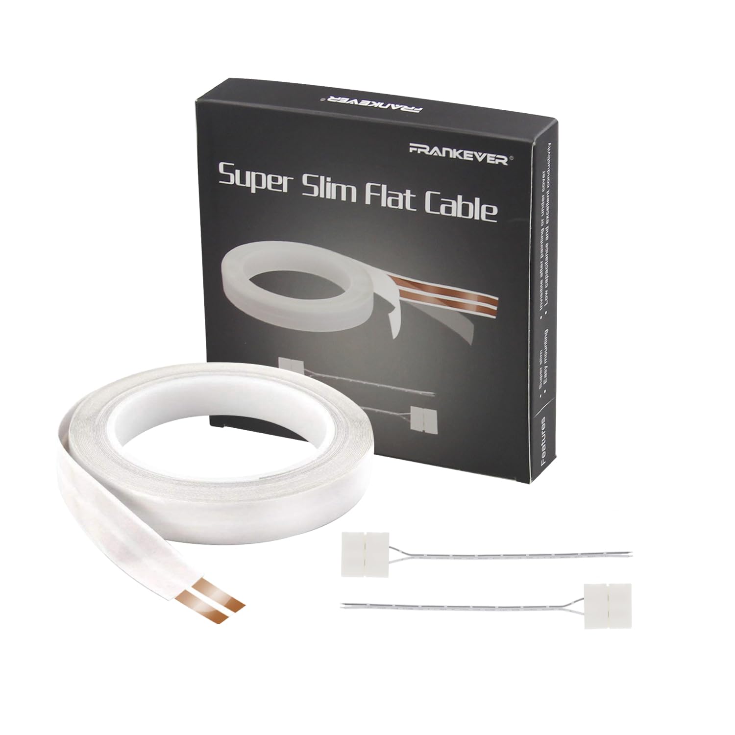23Gauge Hidden Super Flat Audio Cable for Low Voltage Connections