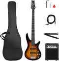 Electric Bass Guitar 5-String with 20W Amplifier - Beginner Friendly