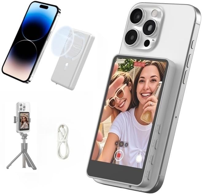 Synco Xview M4 Selfie Monitor for iPhone & Android Vlogging