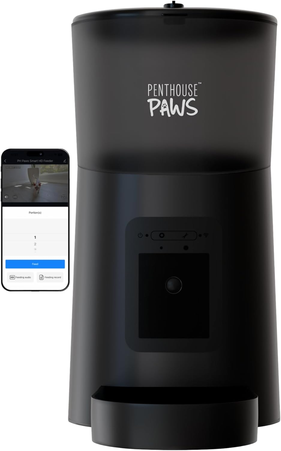 Smart HD Cat Feeder with Night Vision - PENTHOUSE PAWS