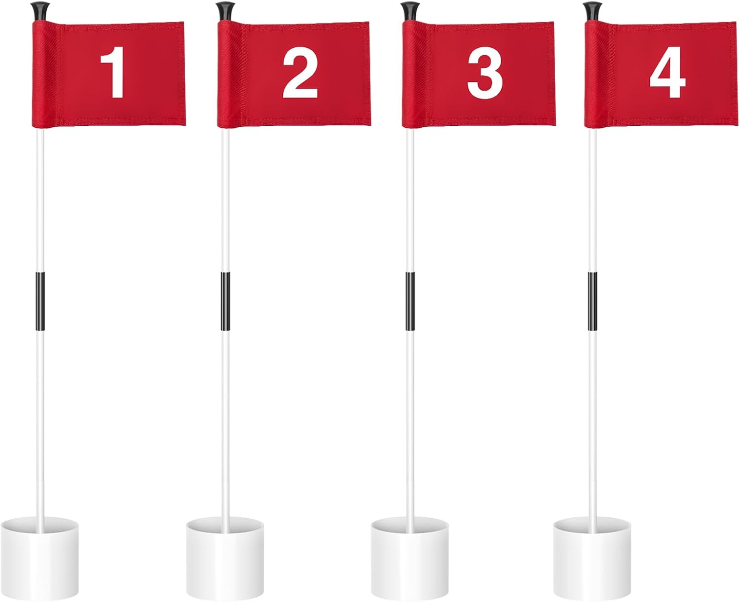 KINGTOP Golf Flagstick Mini for Backyard Putting Green Fun