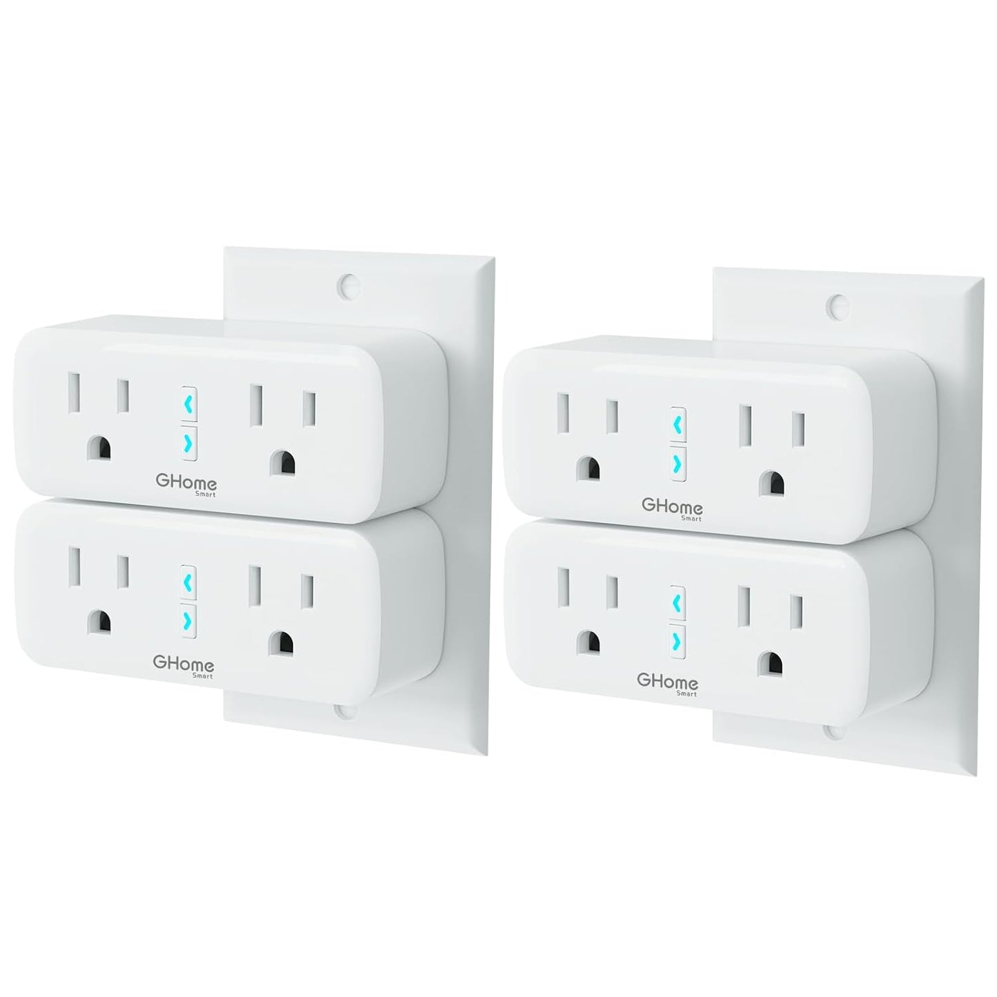 GHome Smart Plug Mini Wi-Fi Outlet with Voice Control and Timer