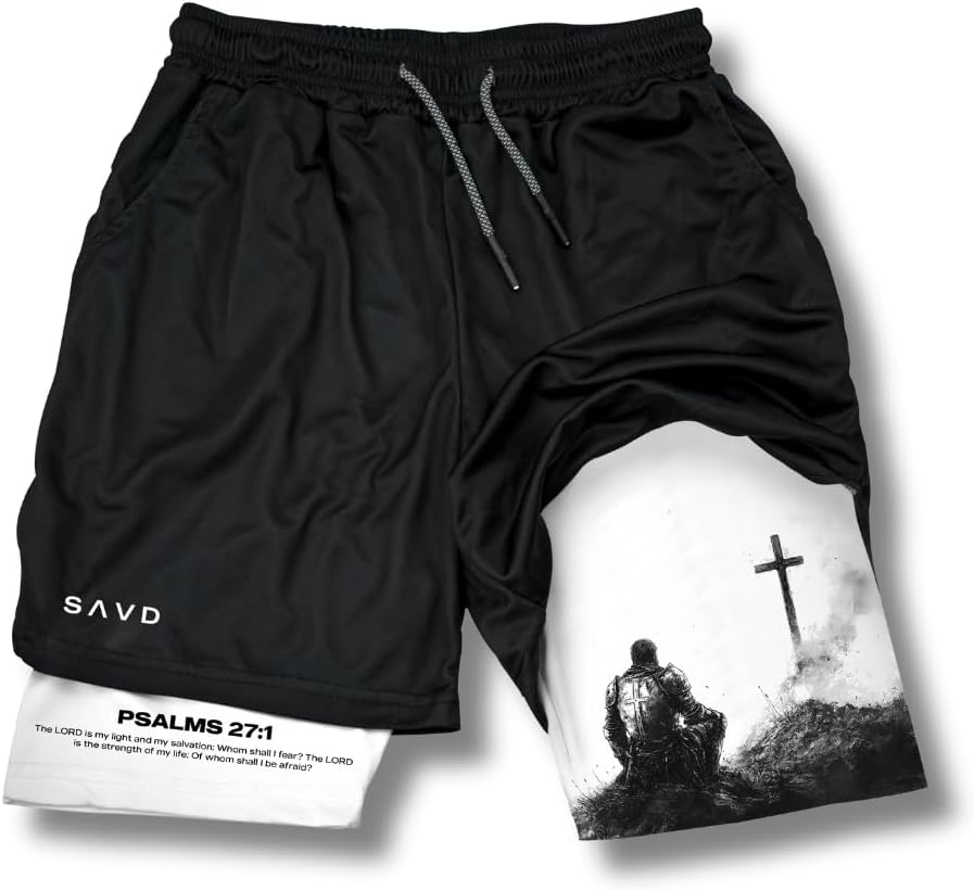 SAVD Christian Performance Shorts for Active Lifestyle Enthusiasts