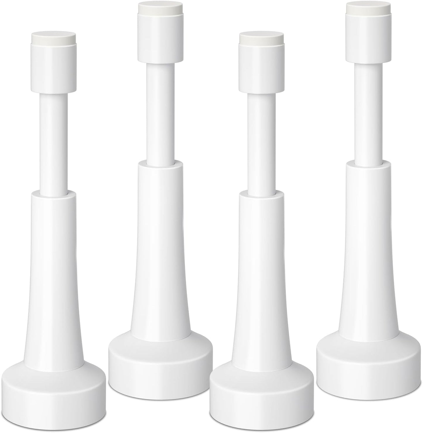 4PCS Spring Door Stoppers for Wall - Durable 4.33 Inch Design