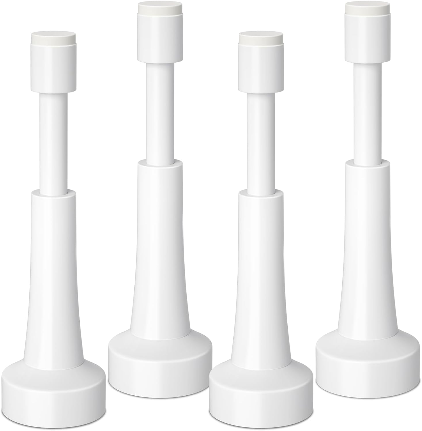 4PCS Spring Door Stoppers for Wall - Durable 4.33 Inch Design