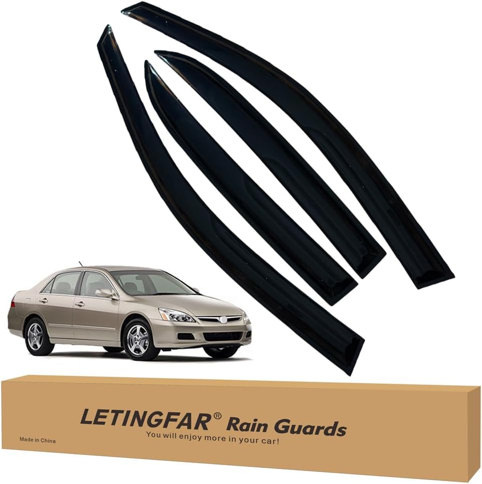 Window Visors Rain Guards for Honda Accord 2003-2007 Models