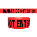 Danger Do Not Enter Tape 12-Pack 3 in x 1000 ft - High Visibility