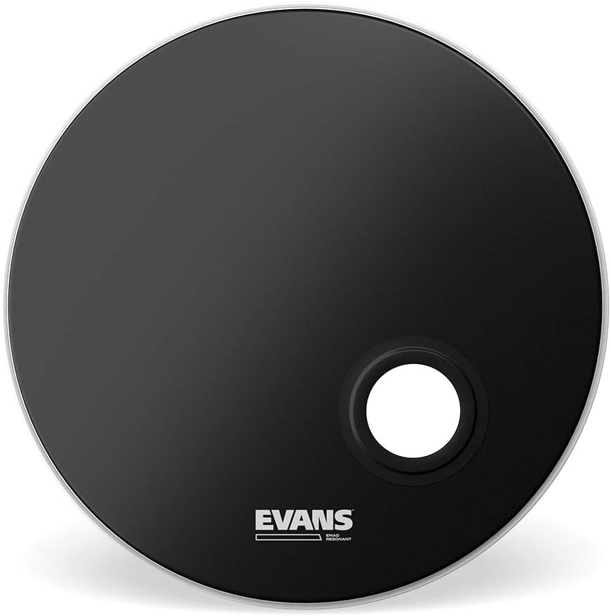 Evans 22-inch Bass Drum Head with Foam Damping Ring for Control