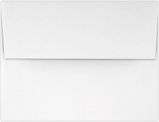 A2 Invitation Envelopes by LUXPaper - Classic Linen Solar White
