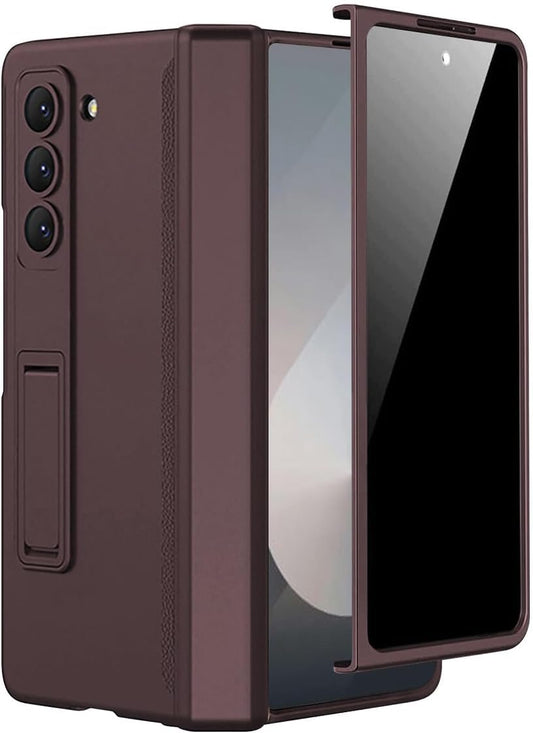 Miimall Z Fold 6 Case with Privacy Screen Protector and Stand