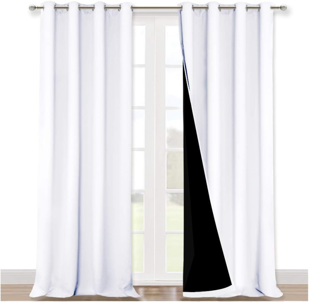 NICETOWN Full Shading Curtains for Bedroom, 90 inches Long