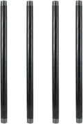 3/4 in 24 in Heavy Duty Pre-Cut Grey Metal Pipe - Industrial Shelving