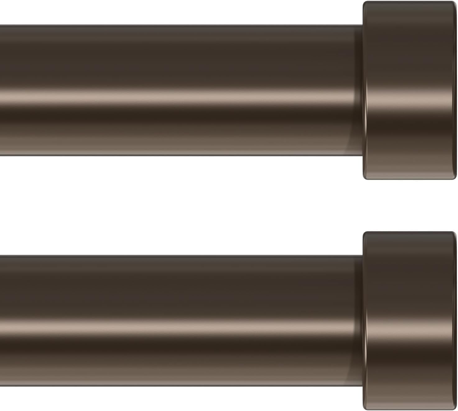 Heavy Duty Adjustable Curtain Rods for Windows 28 to 48 Inch