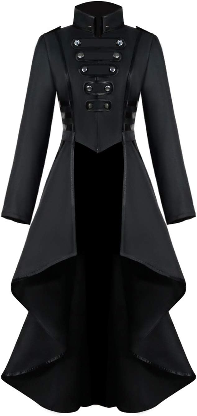 AI'MOURI Renaissance Gothic Tailcoat for Women - Steampunk Style