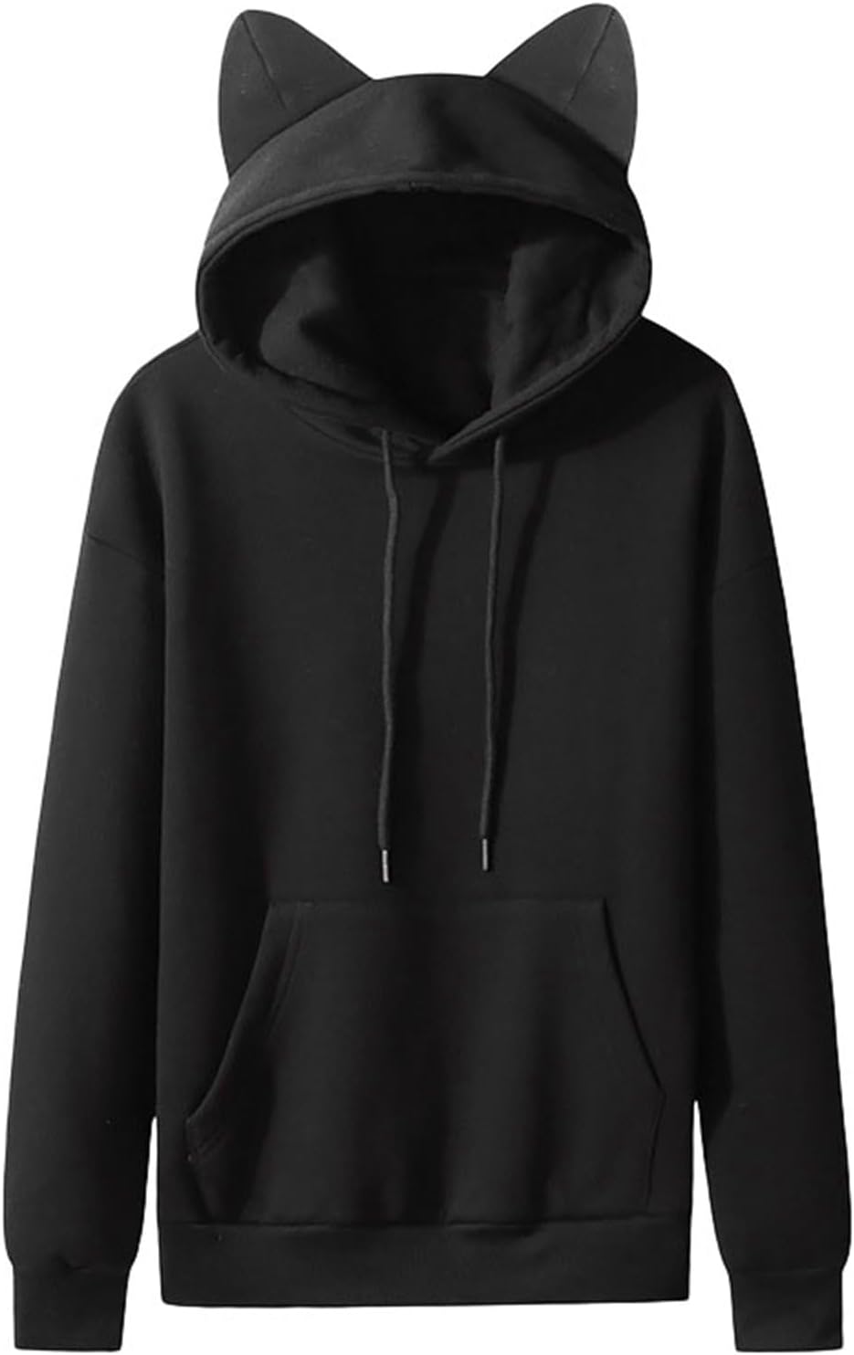 Vintage Cat Ear Hoodie: Lightweight & Stylish!